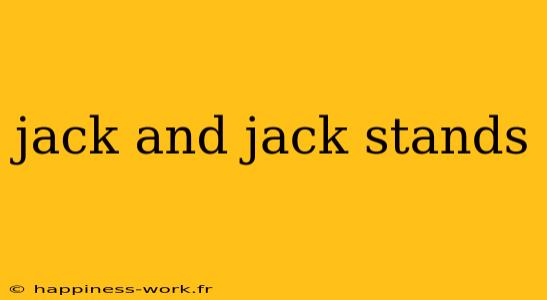 jack and jack stands