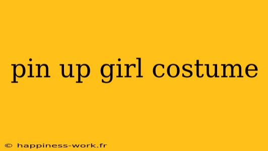 pin up girl costume